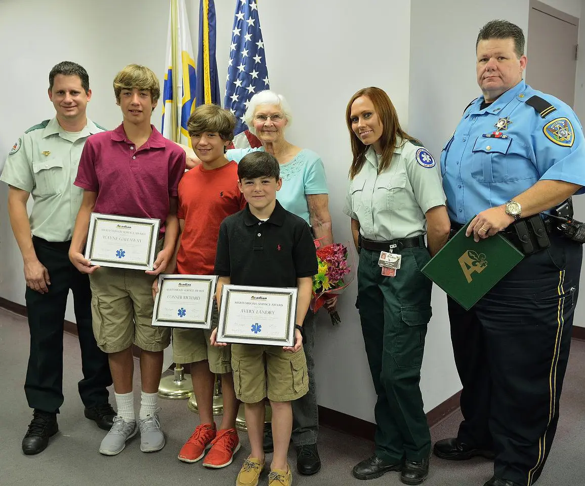 Acadian Ambulance honors youth with Meritorious Service Awards