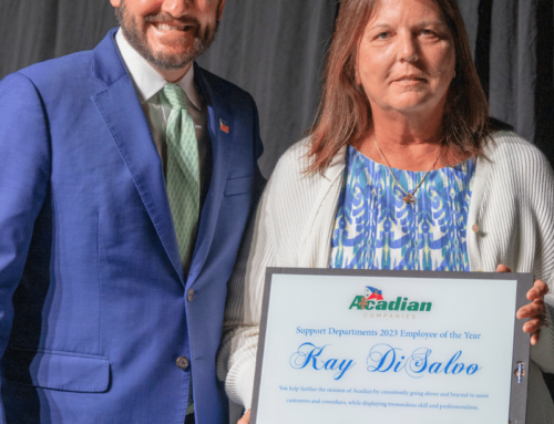 Kay DiSalvo named Acadian Companies Support Employee of the Year