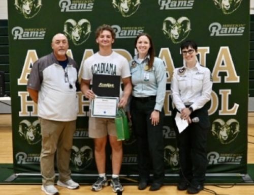 Acadian honors Lafayette-area high school student for lifesaving actions