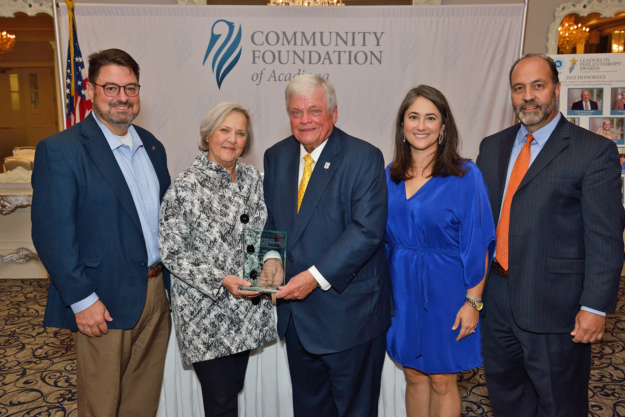 Richard and Elaine Zuschlag recognized by Community Foundation of Acadiana